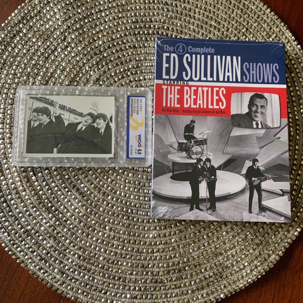 Ed Sullivan The Beatles dvd set and Beatles card in case. NWT😊❣️